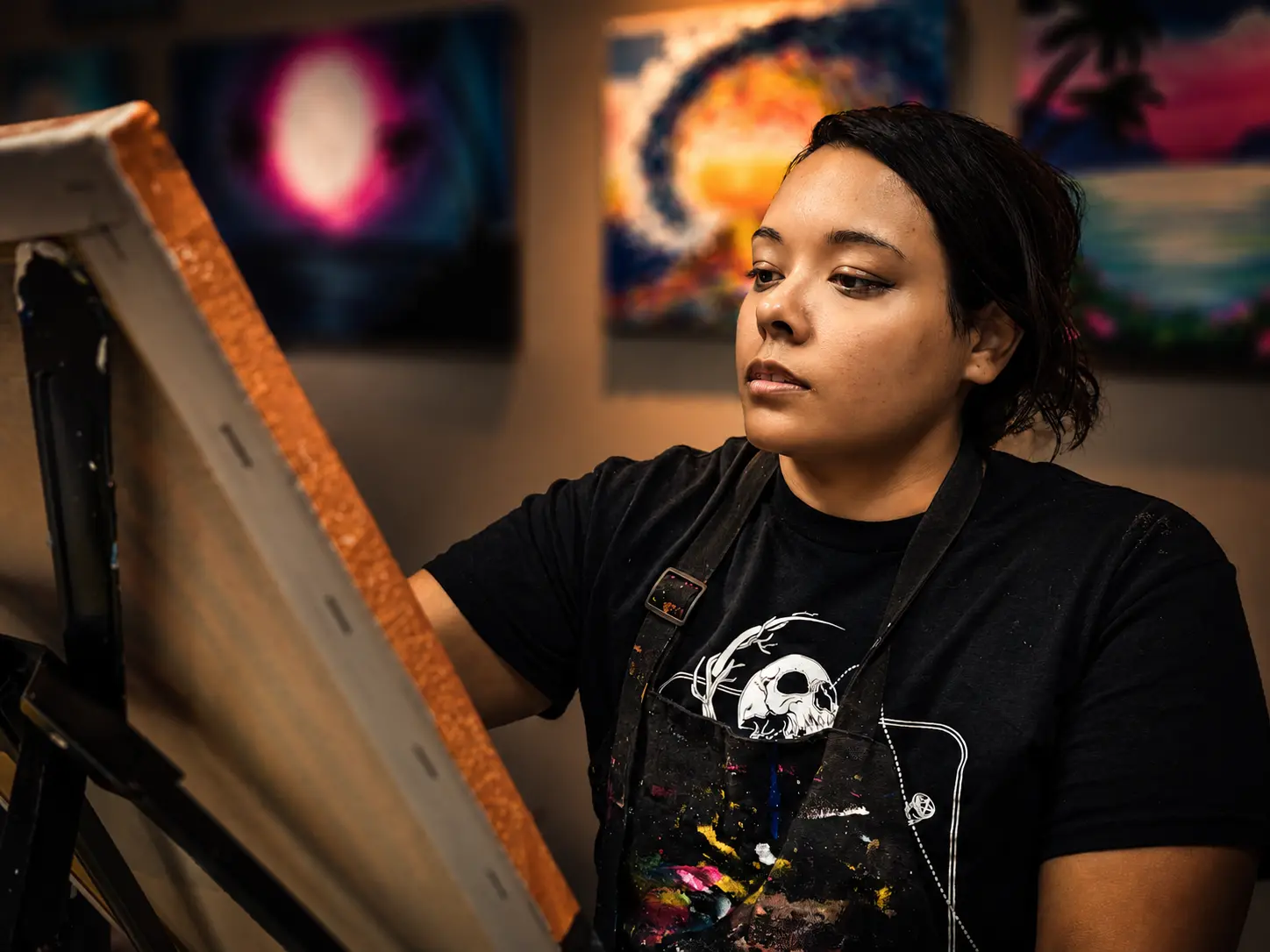 Amanda — artistic painting creative session
