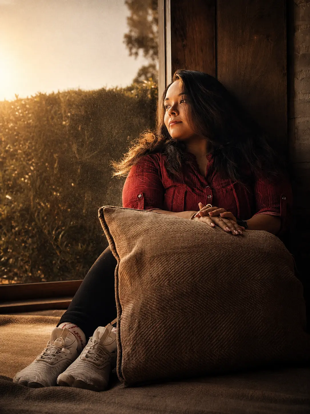 Amanda — window light creative portrait