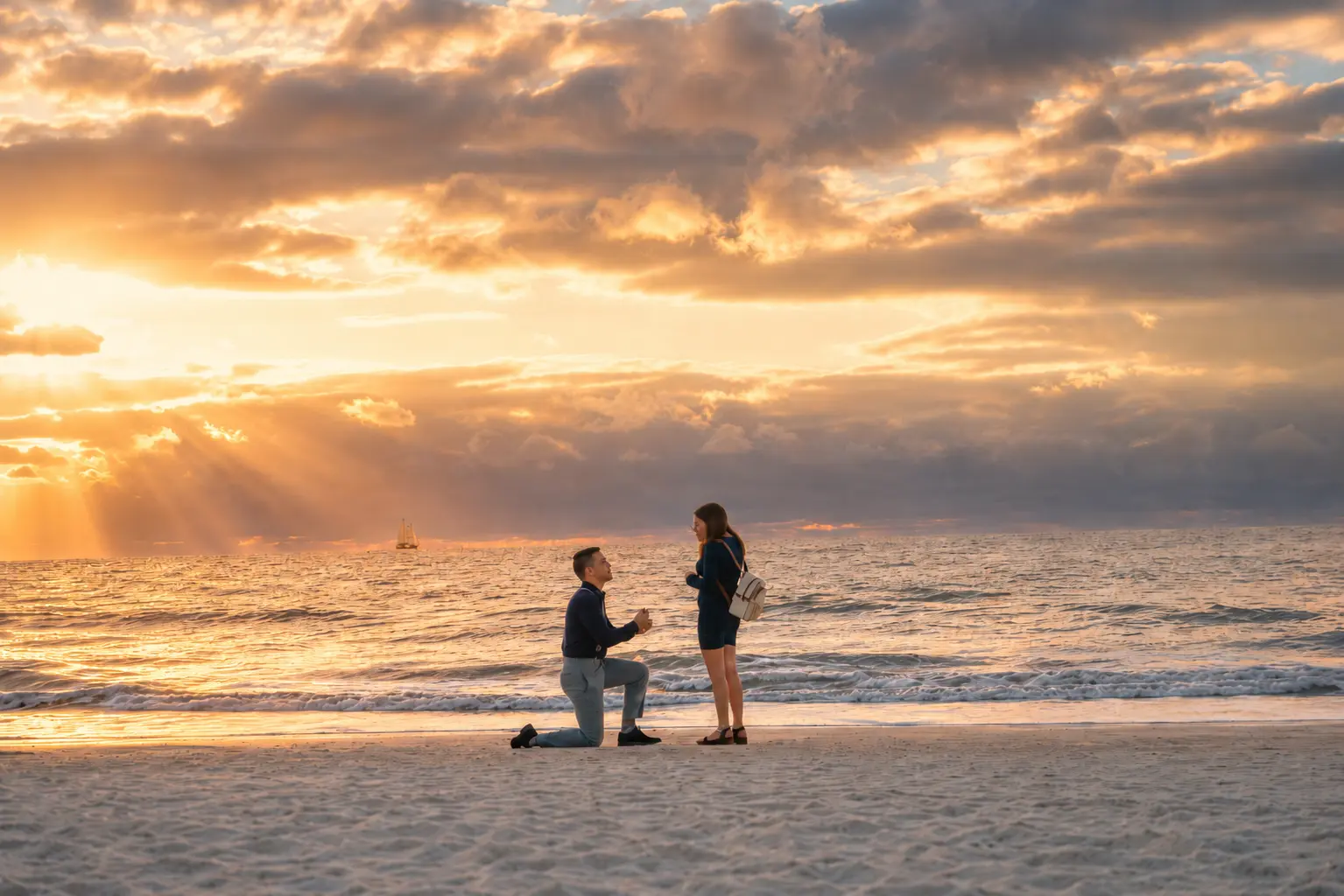 Ken engagement photo — couple portrait